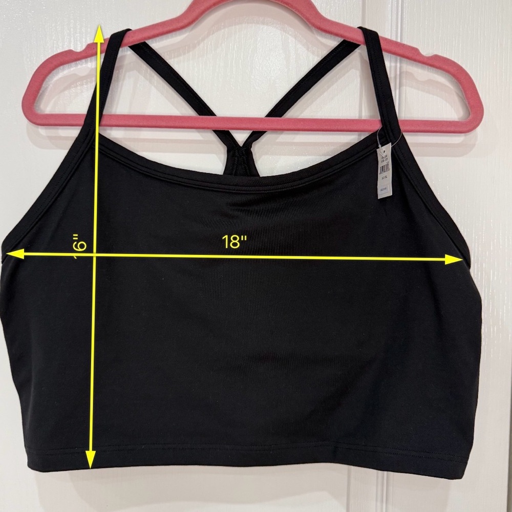 Aerie Black Lightweight Sports Bra - Picture 7 of 7